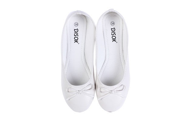 Bailarinas manoletinas "Wedding" talla M blanca