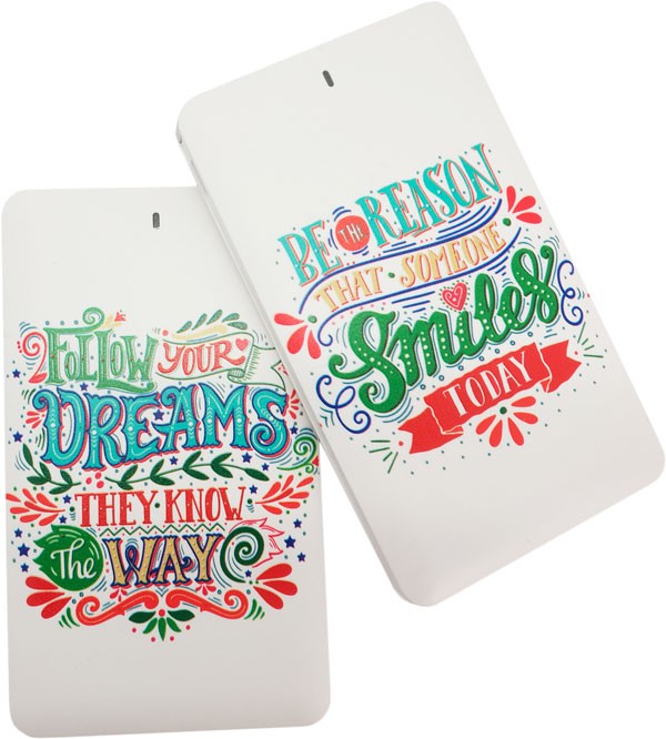 Batería portátil "Follow your dreams" 4000 mAh
