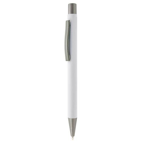 Bolígrafo metálico Basil blanco