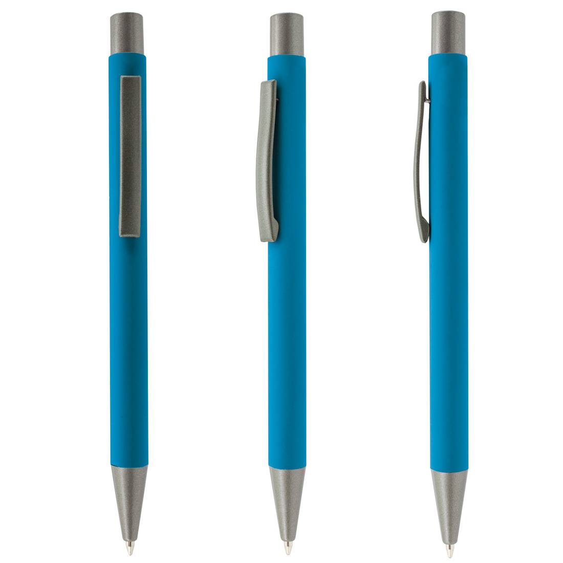 Bolígrafo metálico Basil azul