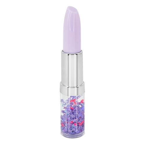 Bolígrafo pintalabios estrellas lila