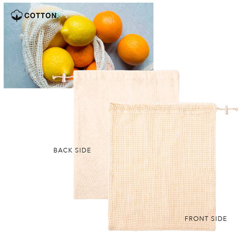 Bolsa de redecilla algodón eco