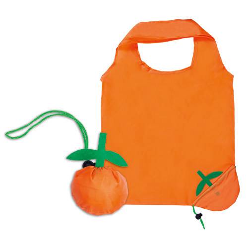 Bolsa plegable fruits naranja