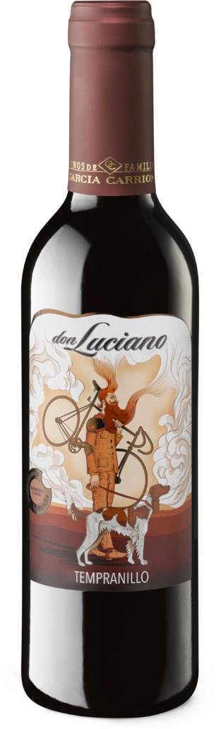 Caja de 12 botellas de vino don Luciano cosecha