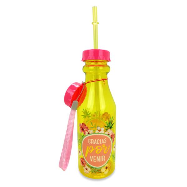 Botella PVC "Gracias por venir" 500 ml
