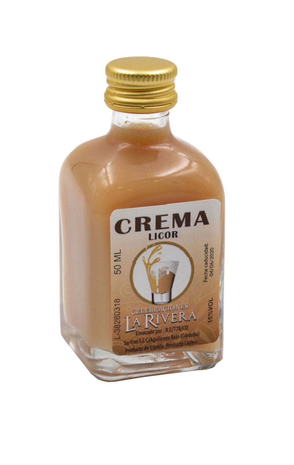 Caja de 24 licores Adonis 50 ml crema
