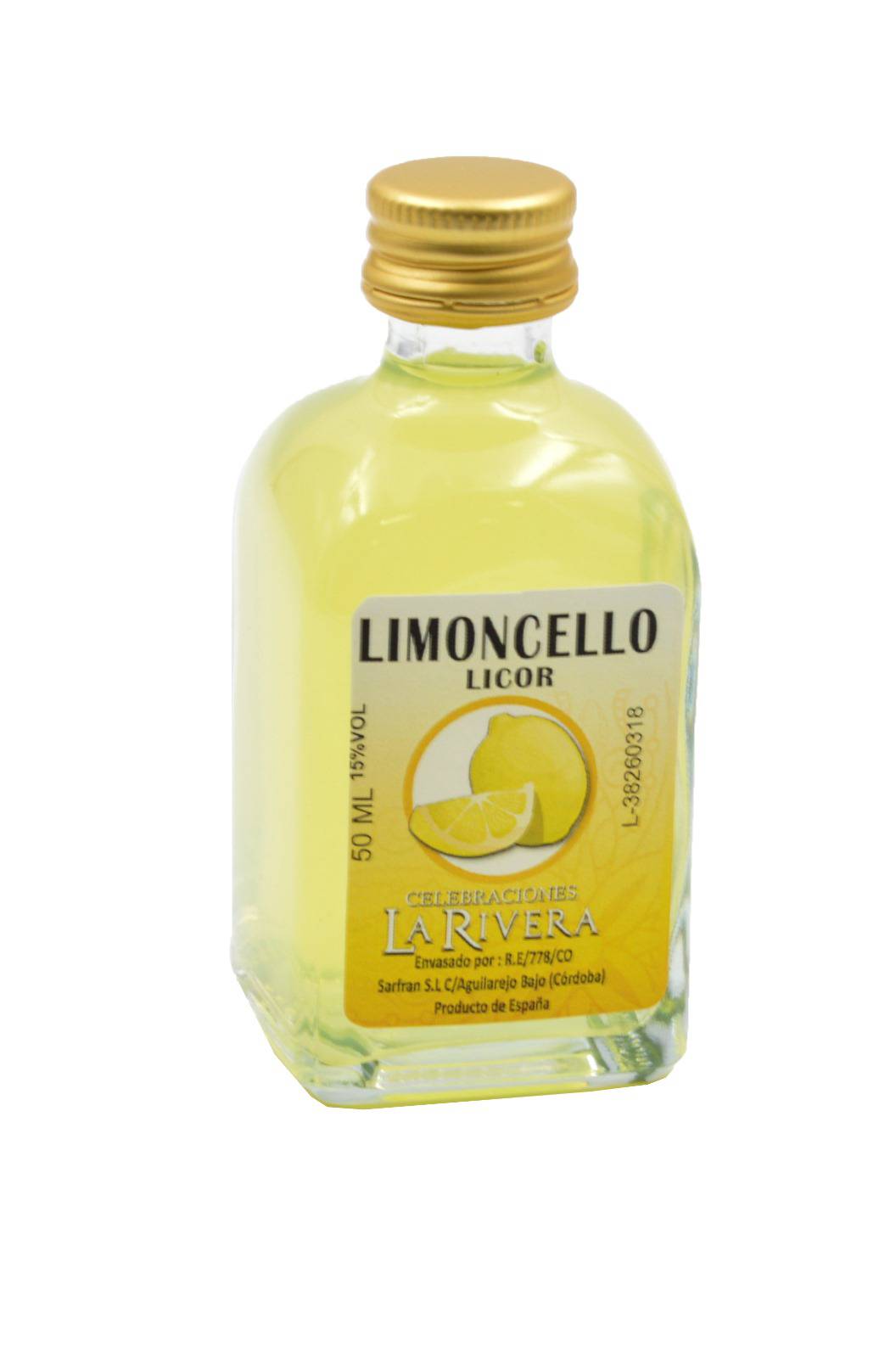 Caja de 24 licores Adonis 50 ml limoncello