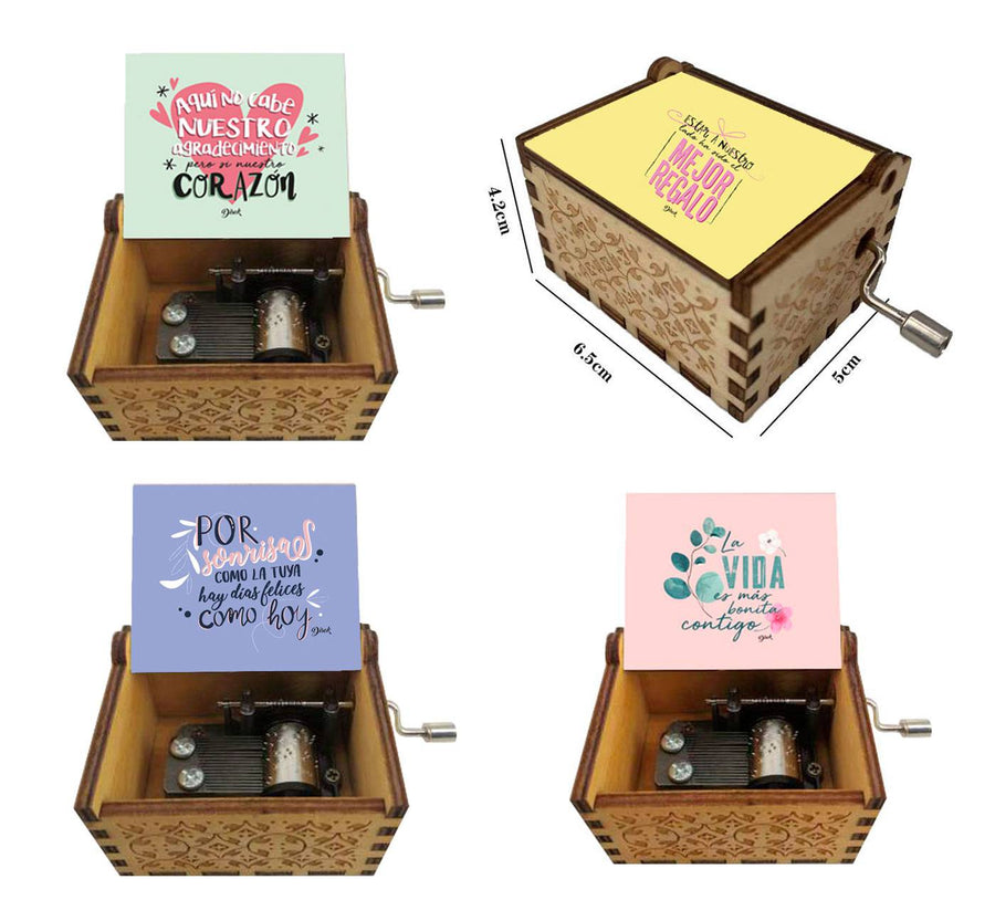 Caja musical frases positivas