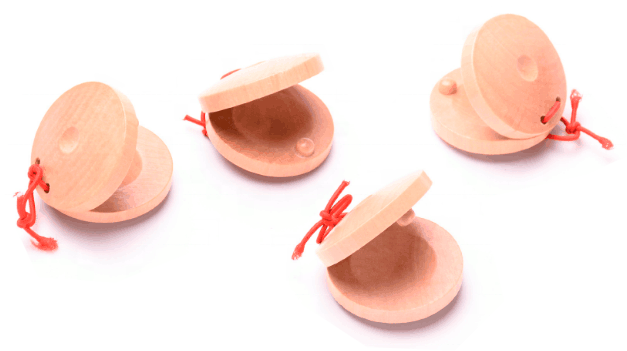Castañuelas de madera