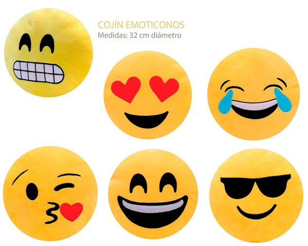 Cojín emoticonos