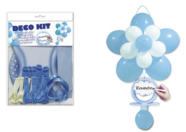 Deco kit chupete azul