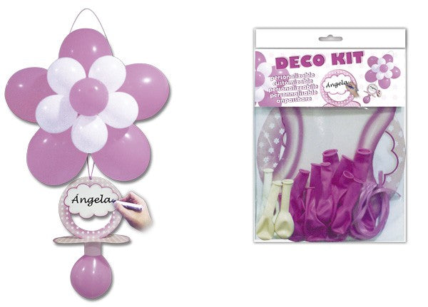 Deco kit chupete rosa