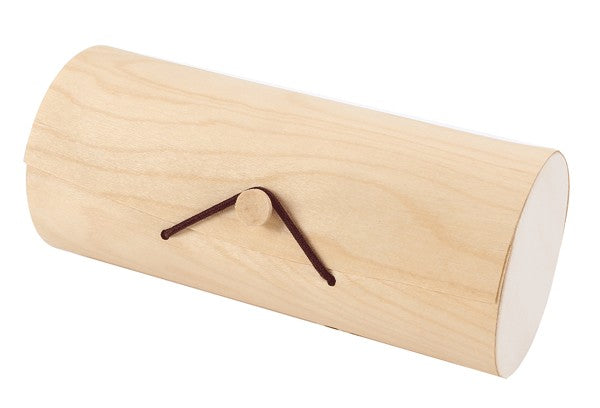 Estuche de bambú kraft circular