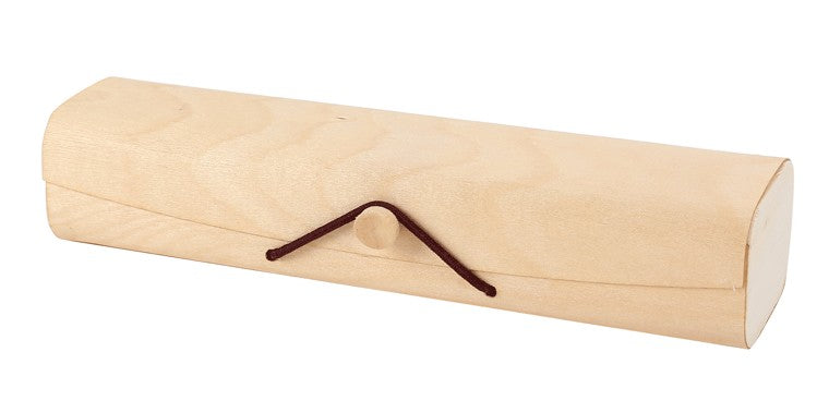 Estuche de bambú kraft rectangular