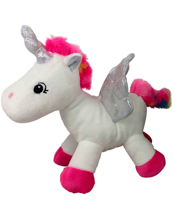Peluche unicornio rosa