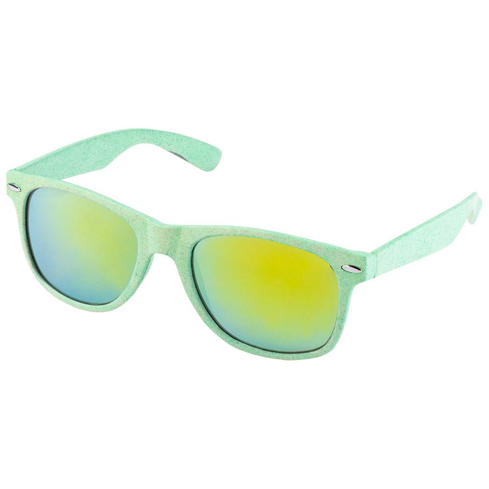 Gafas de sol eco fibra de trigo y PP color verde