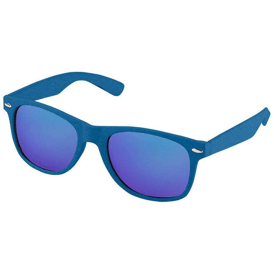 Gafas de sol eco fibra de trigo y PP color azul