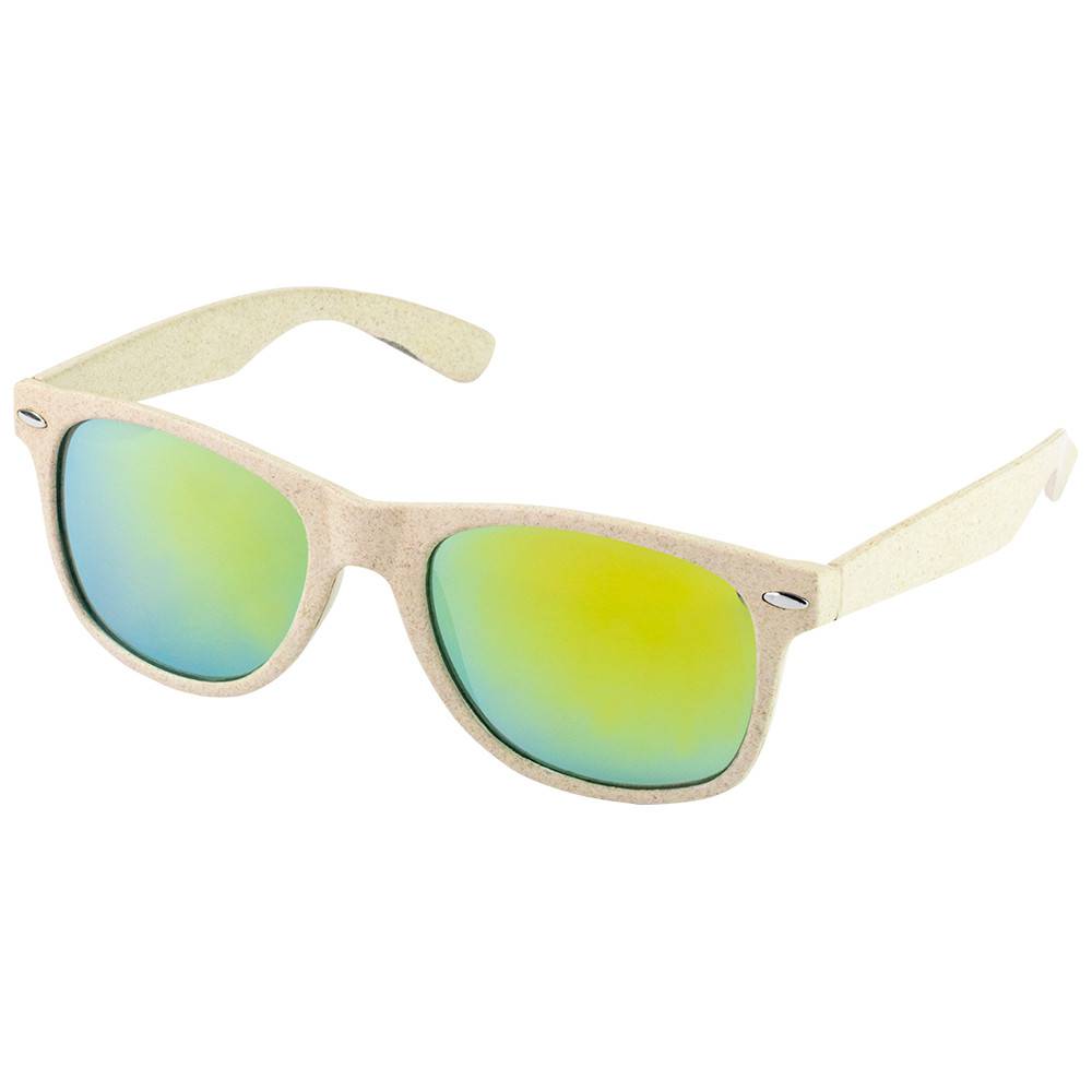 Gafas de sol eco fibra de trigo y PP color natural
