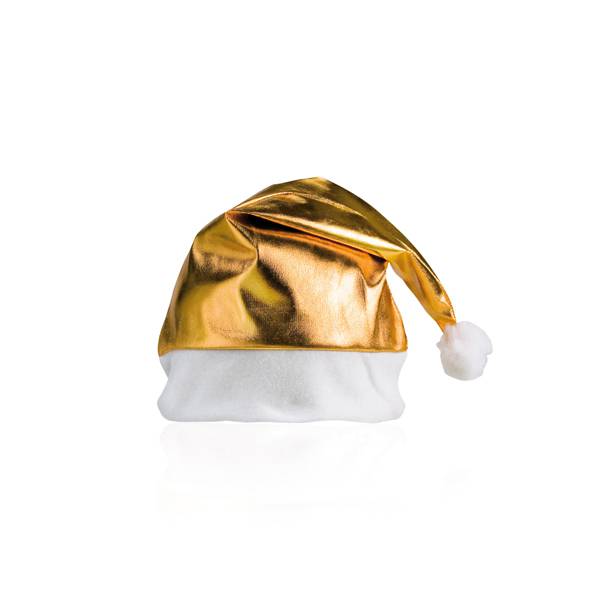Gorro Papá Noel gold