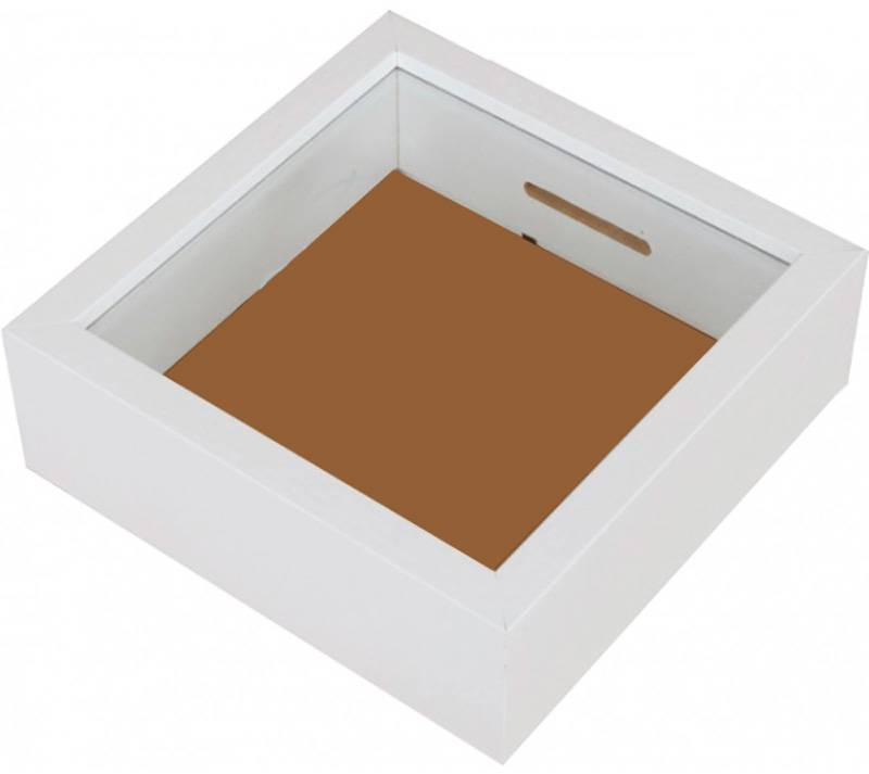 Hucha madera blanca para personalizar