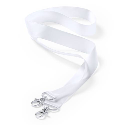 Lanyard blanco