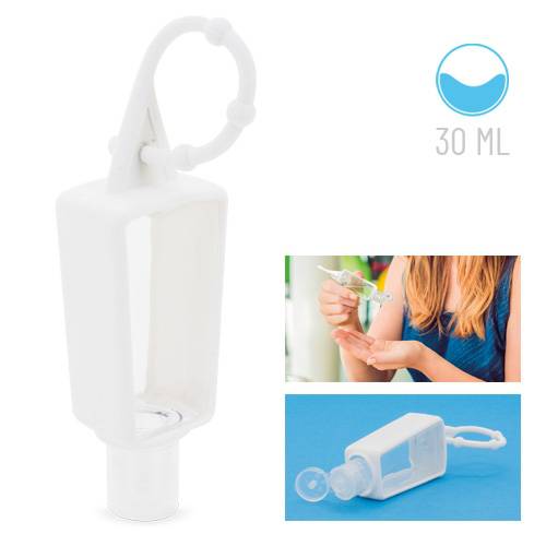 Llavero botella blanco 30 ml