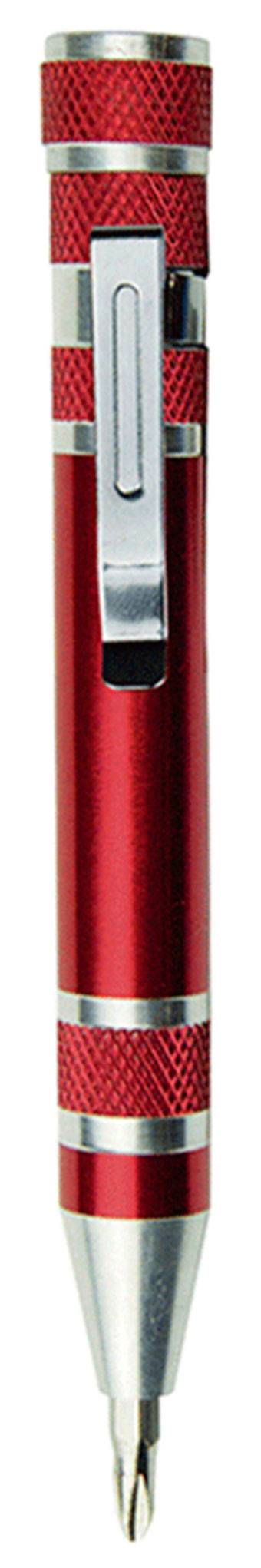 Multiherramientas metal con 6 accesorios rojo