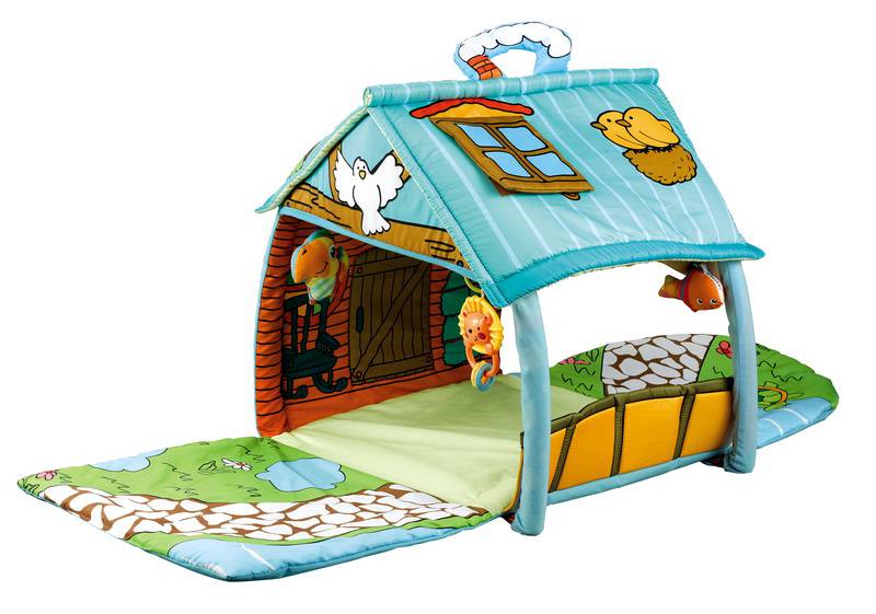 Casa grande acolchada alfombra infantil
