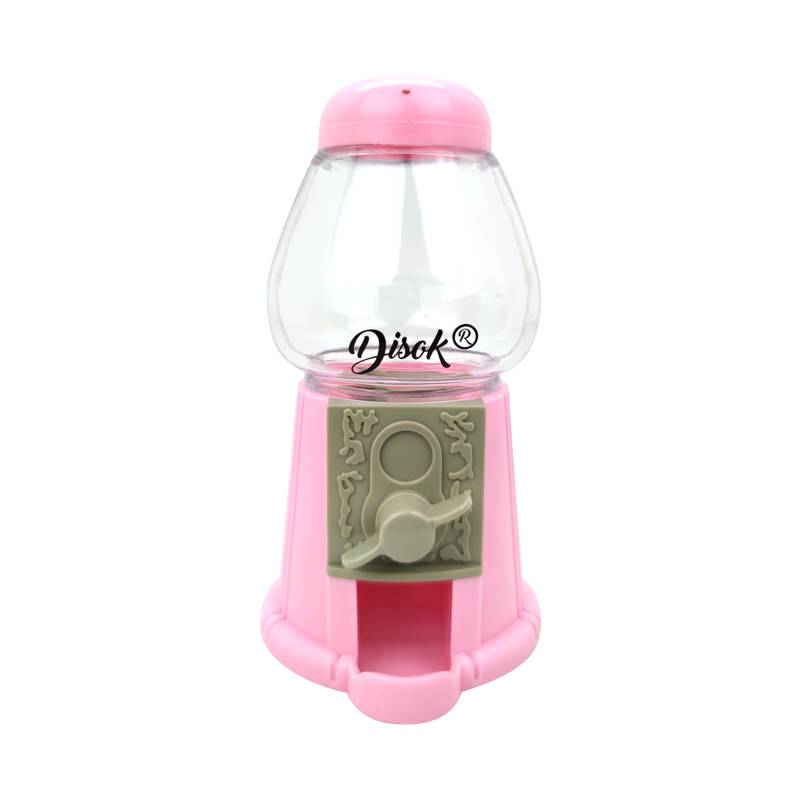 Máquina expendedora rosa chicles niños
