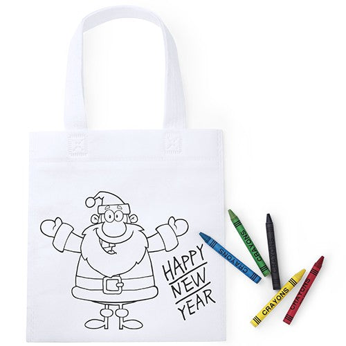 Bolsa Navidad para colorear con 5 ceras