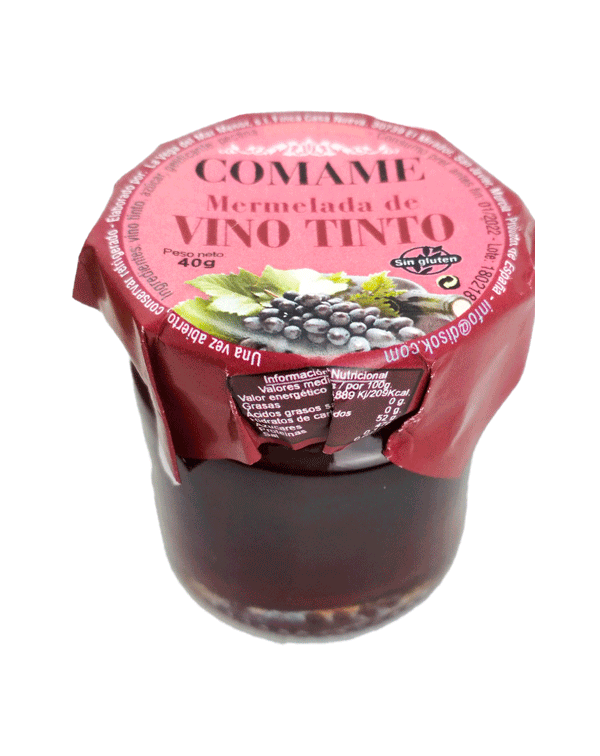 Mermelada vino tinto 40 g