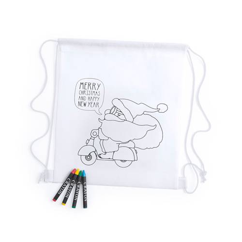 Mochila petate infantil Papá Noel