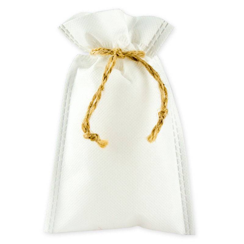 Pack de 10 bolsas con cierre de cuerda 10 x 15 cm