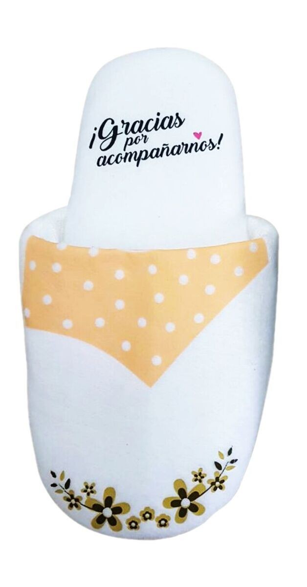 Pantuflas de algodón mujer -talla 38