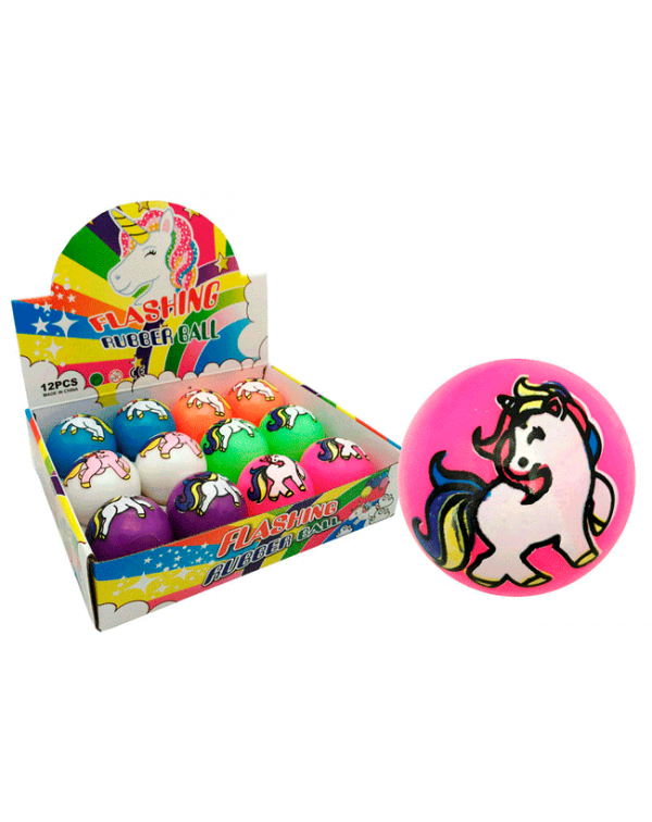 Pelota unicornio luces