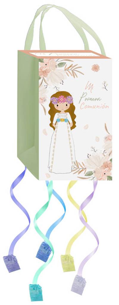 Piñata de cartón mi primera comunión niña