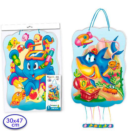 Piñata animales marinos