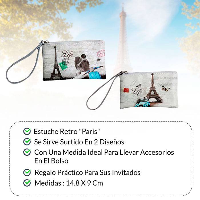 Portatodo retro "París"
