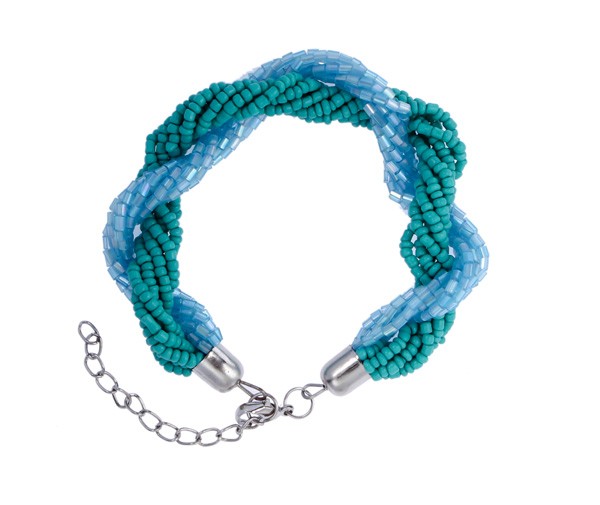 Pulsera enrollada color