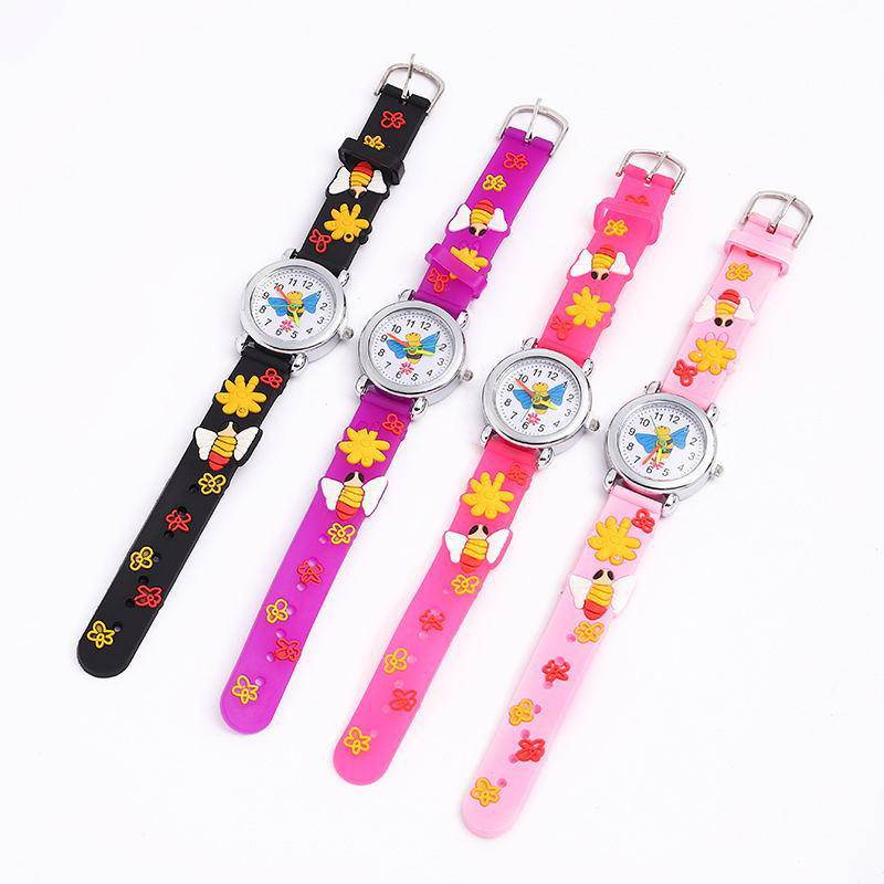 Reloj abeja silicona - relojes infantiles niñas cumpleaños