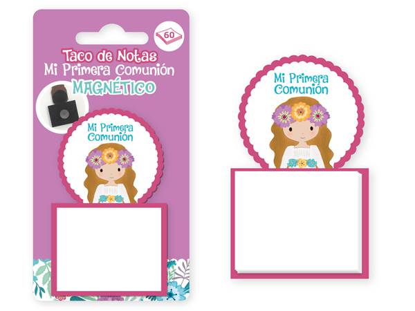 Taco de notas imán mi primera comunión