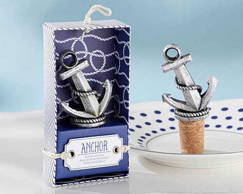 Tapón botella "Ancla anchor" en caja regalo