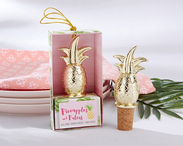 Tapón botella "Piña" en caja de regalo