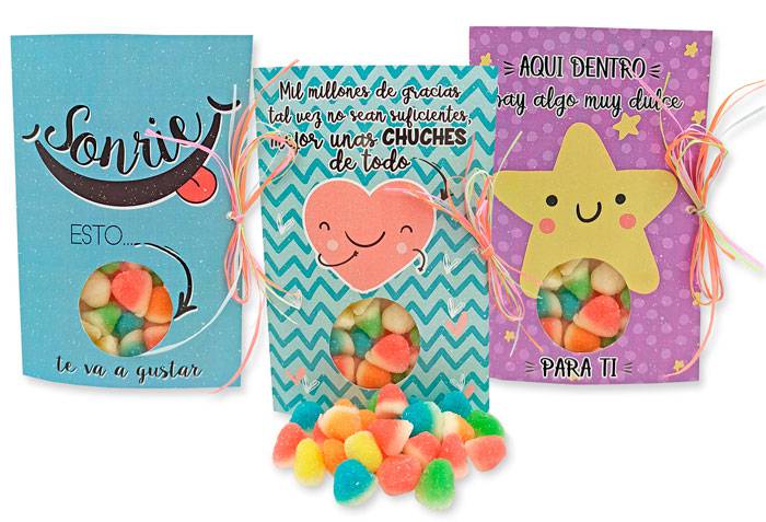Tarjeta feliz día chuches 40 g