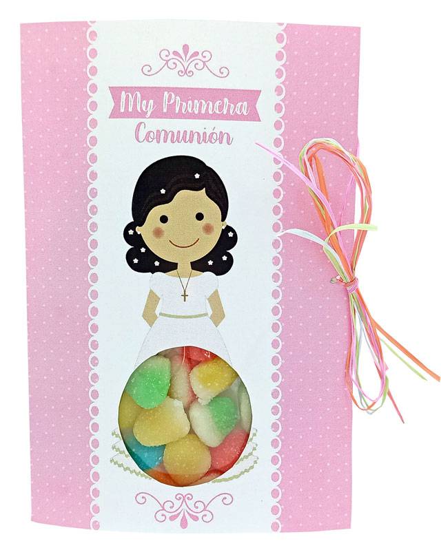 Tarjeta feliz día comunión niña 40 g
