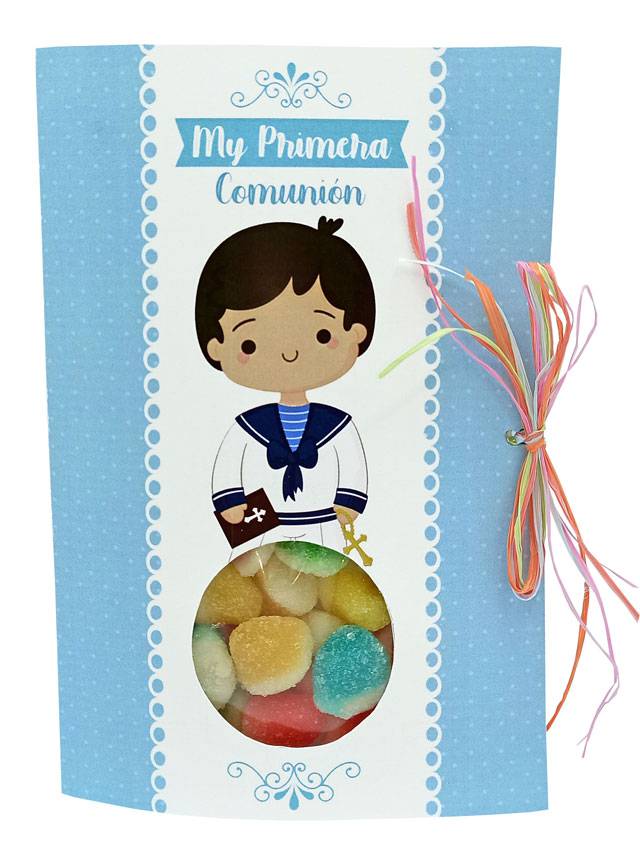 Tarjeta feliz día comunión niño 40 g