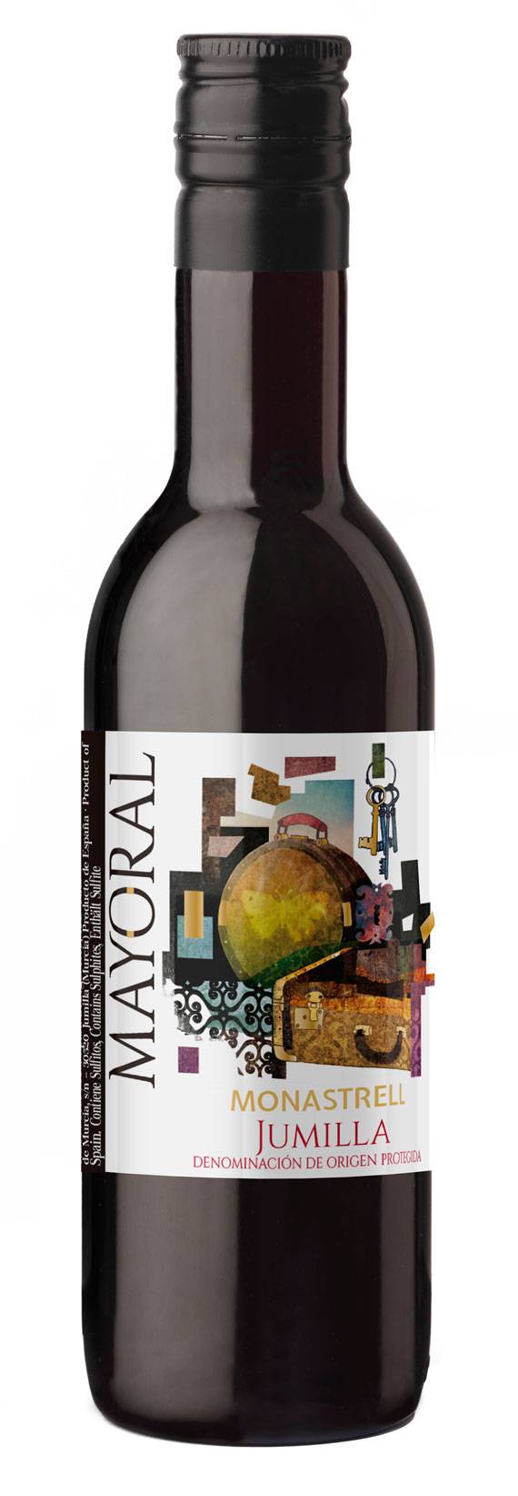 Caja de 24 botellas de vino Mayoral cosecha 187 ml