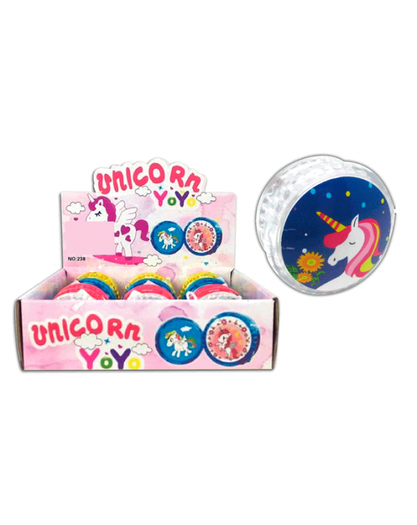 Yoyo unicornio con luz